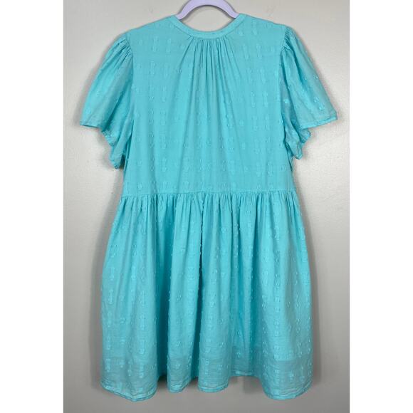 Sundance Sienna Breeze Dress Turquoise Large Boho Rodeo Casual Vacation - Picture 8 of 11